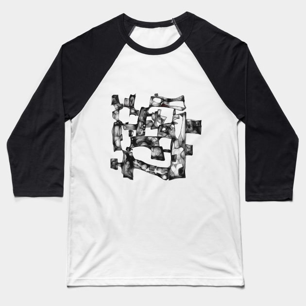 Building life Baseball T-Shirt by Colorandmagic